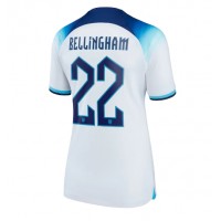 Fotballdrakt Dame England Jude Bellingham #22 Hjemmedrakt VM 2022 Kortermet